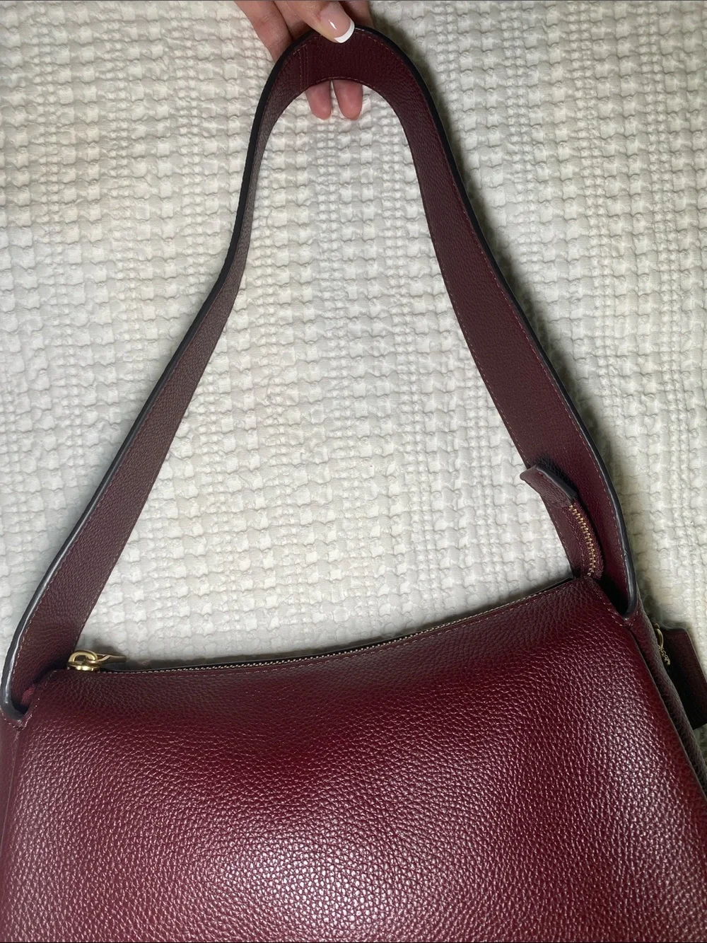 Coach Lola Shoulder Bag in Merlot 🍷✨